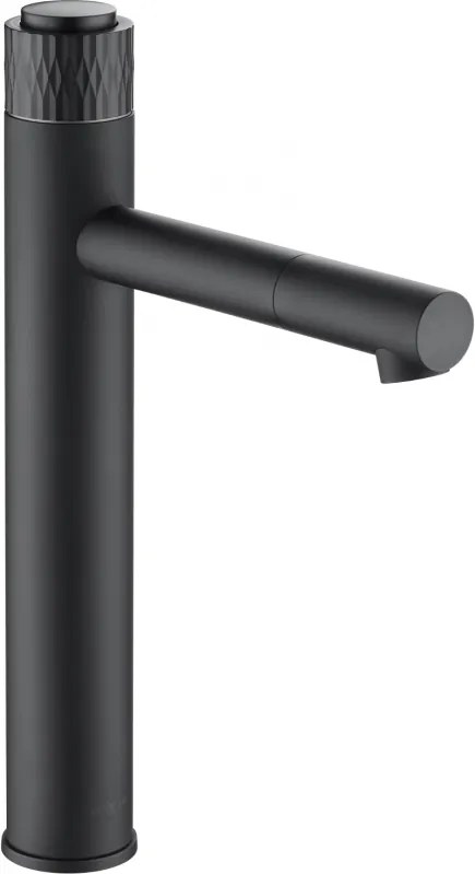 Mexen Diamond висока смесителна батерия за мивка, черна - 71510-70