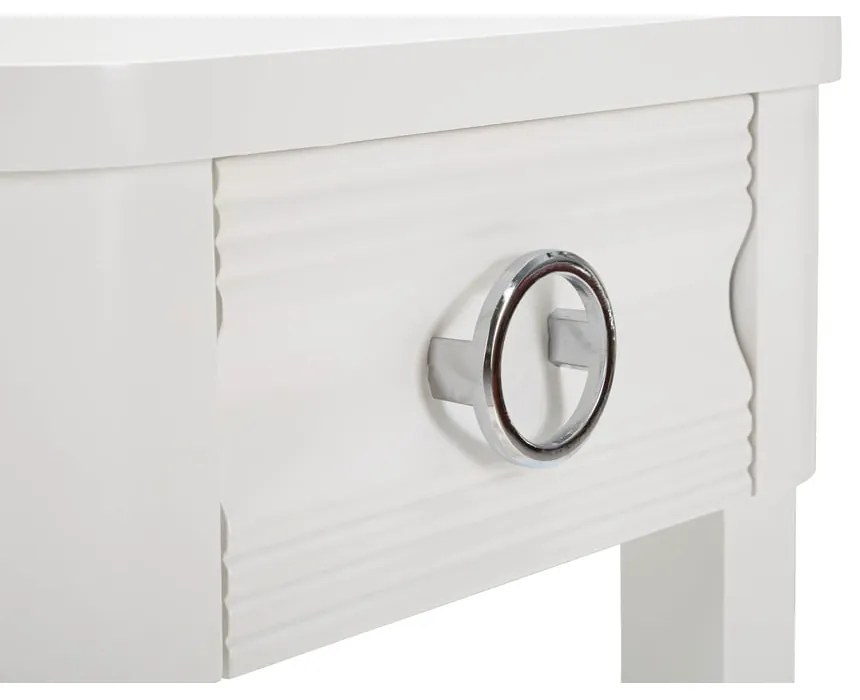 Нощно шкафче от бяла ела Shine - Mauro Ferretti