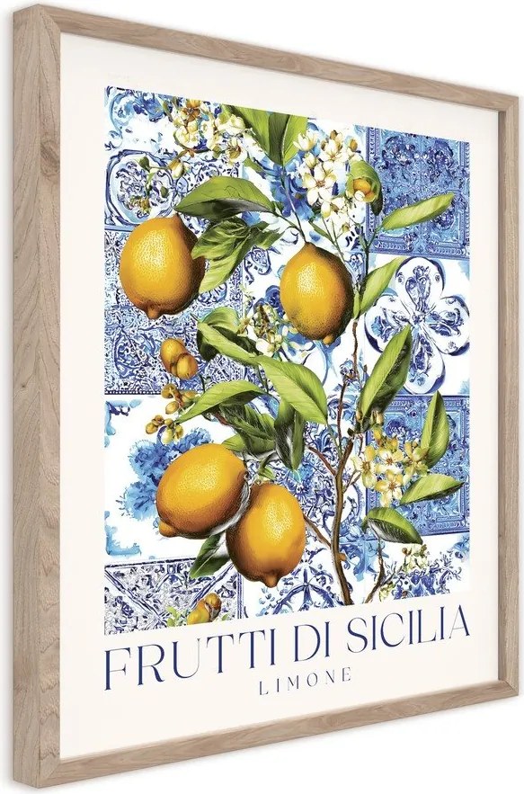 Печатна картина с включена рамка 40x50 cm Sicilia – Styler