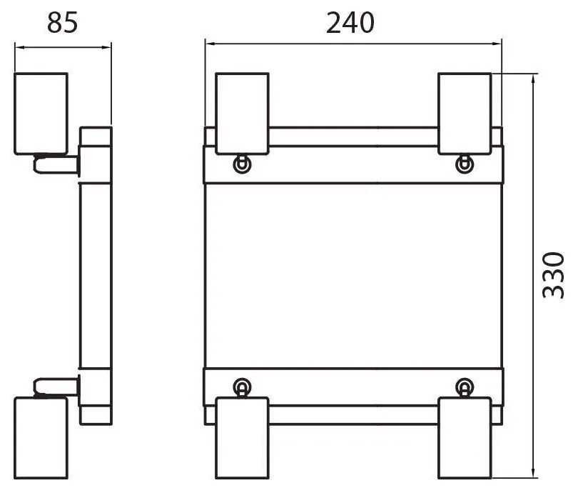 СПОТ 4Х75W Е27