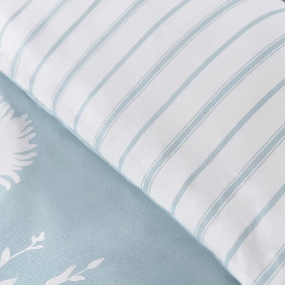 Синьо и бяло спално бельо за двойно легло 200x200 cm Meadowsweet - Catherine Lansfield
