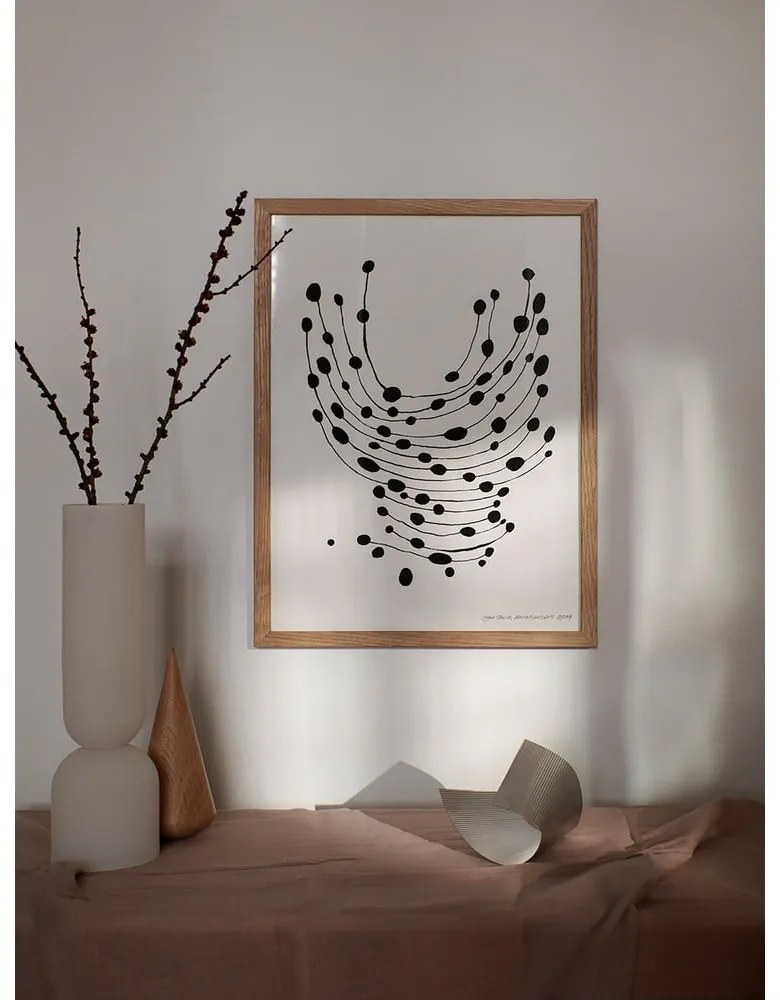 Постер 30x40 cm Dancing Dots – Leise Dich Abrahamsen – The Poster Club