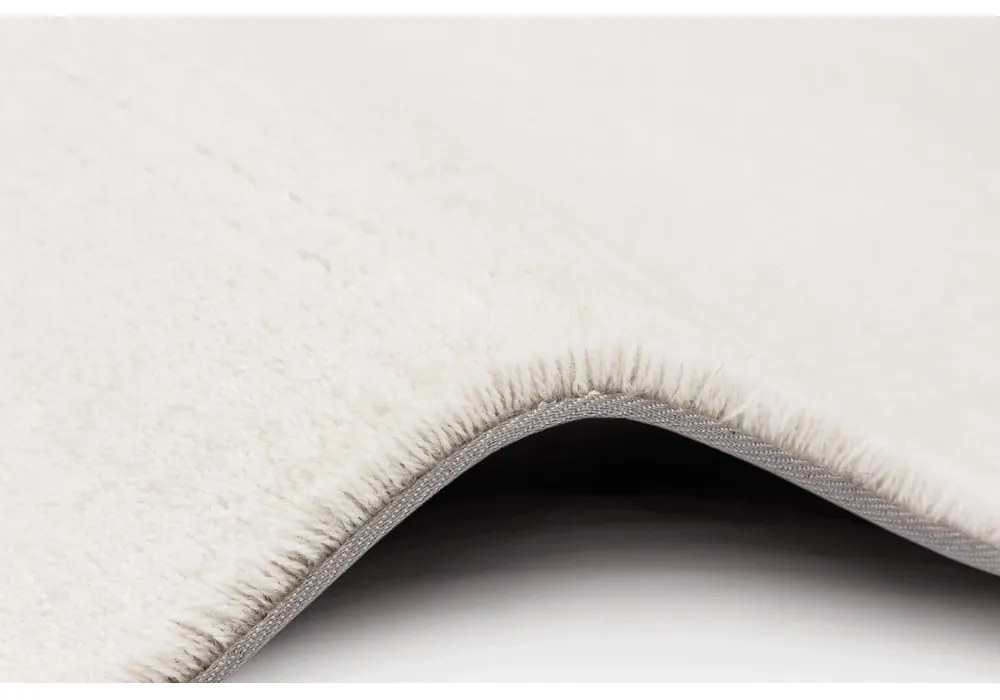 Кремав вълнен килим 133x180 cm Marble - Agnella