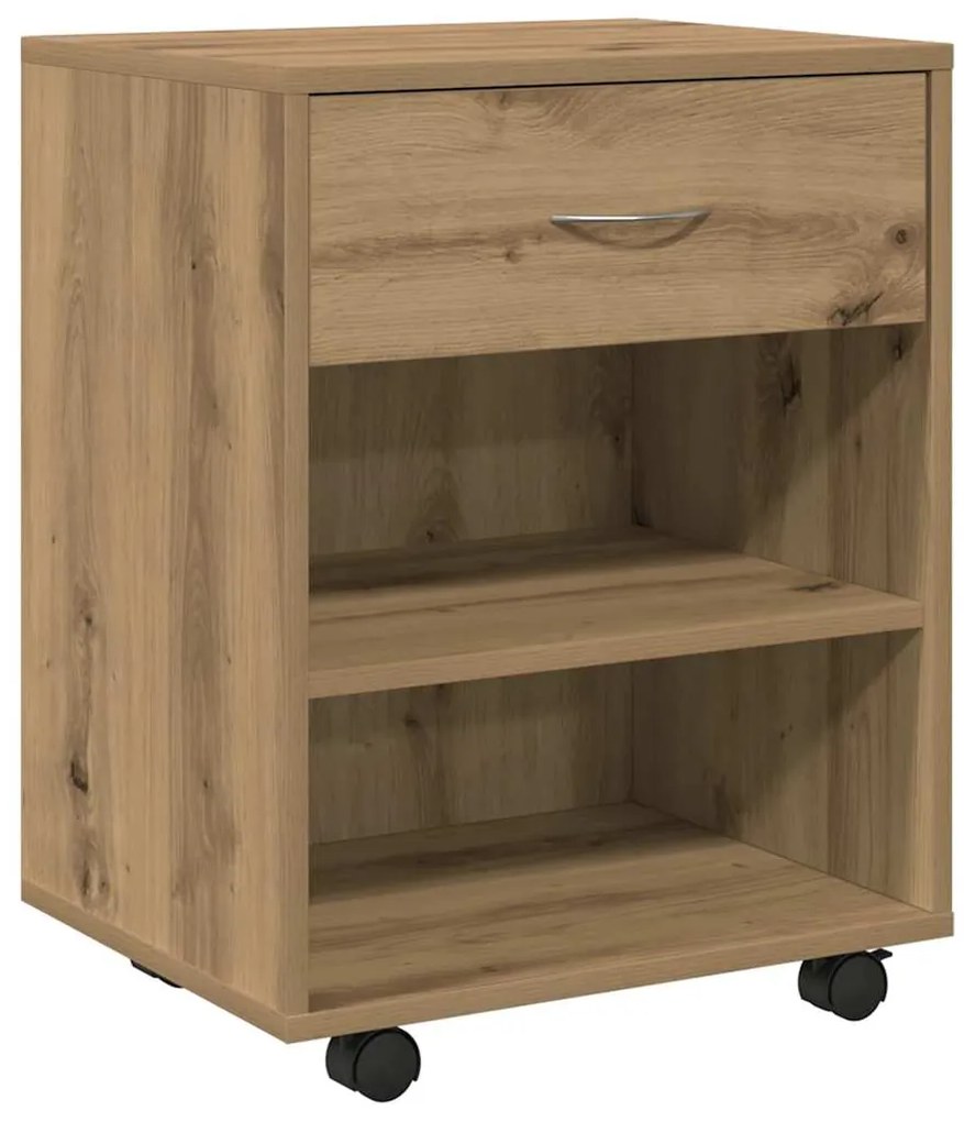 856661 vidaXL Шкаф за повиване Artisan Oak 46x36x59 cm Инженерна дървесина