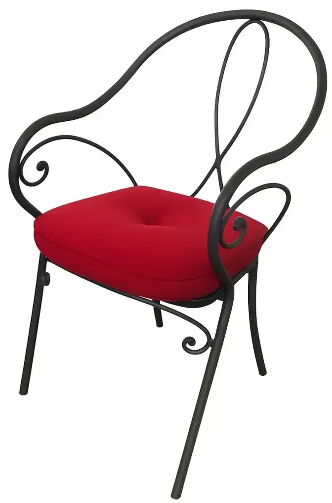 Елегантен стол Cattleya в черно 54/60/86 см