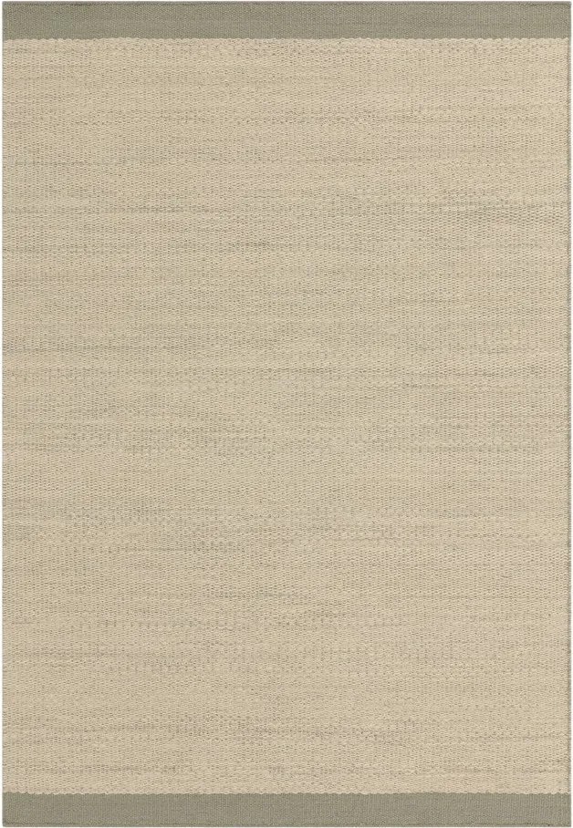 Кремав/светлозелен ръчно изработен вълнен килим 120x170 cm Lima Sage – Asiatic Carpets