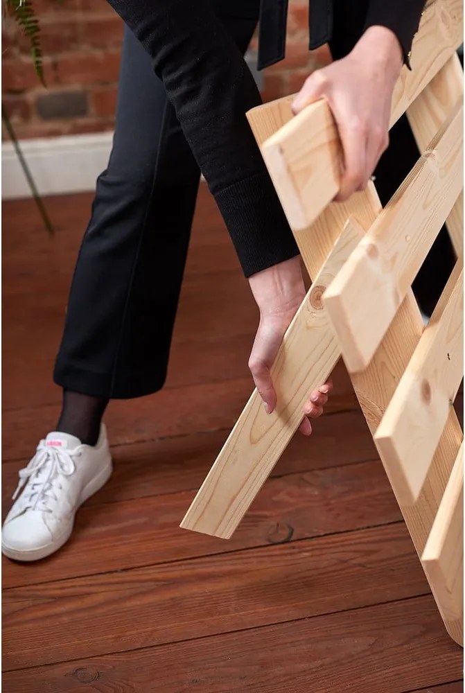 Тъмносив разтегателен диван 140 cm Roots – Karup Design