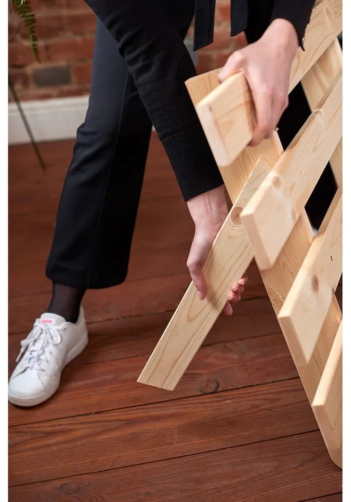 Тъмносив сгъваем диван 140 cm Roots – Karup Design