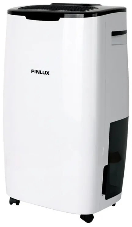 Влагоабсорбатор Finlux FDH-20E, 20л/24ч, 390W, 150 м3/ч, 3 л, 2 скорости, Карбонов и прахов филтър, Бял/черен