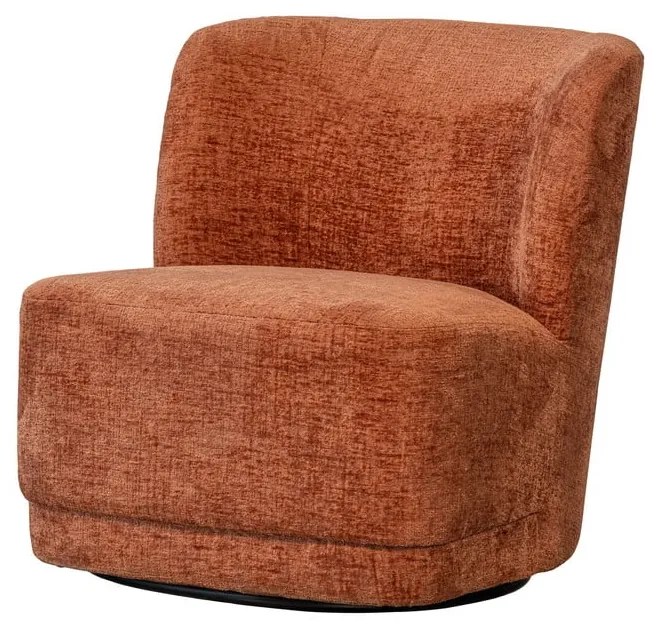 Оранжево кресло от кадифе Atty - WOOOD