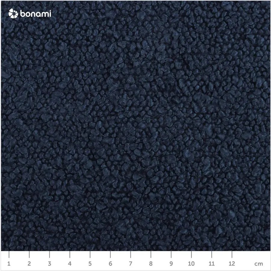 Син фотьойл от плат bouclé Essen - Cosmopolitan Design