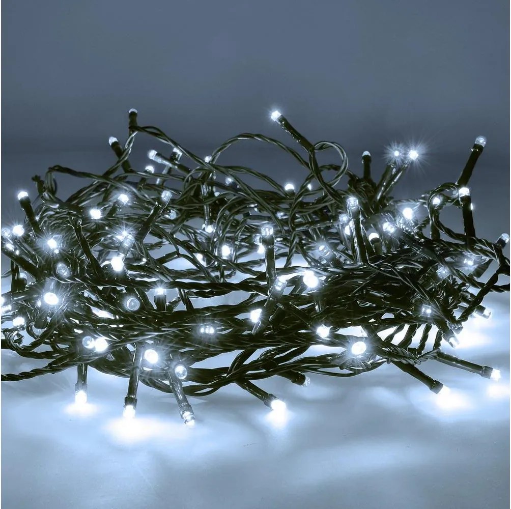 Brilagi - LED външна коледна гирлянда 300xLED/8 режима 35 m IP44 студено бяло