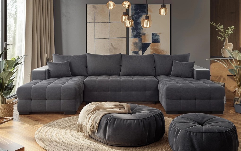 П - образен диван Мелвин