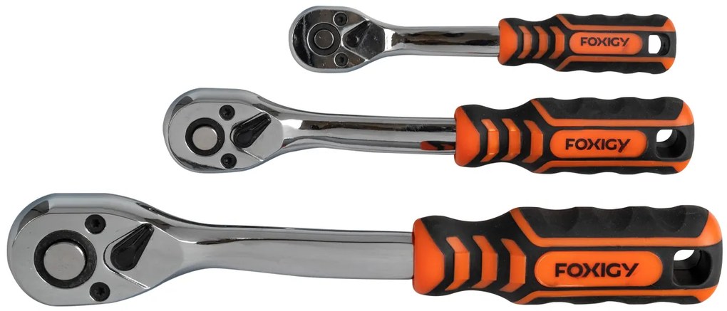 Комплект от 163бр. 1/2", 1/4", 3/8" гаечни ключове CrV Professional