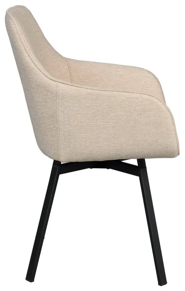 Бежови тапицирани трапезни столове в комплект 2 бр. Alison – Rowico