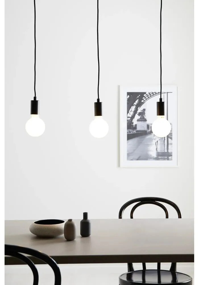 Черна таванна светлина три Sky - Markslöjd