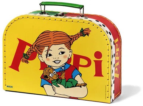 Куфарът на пипи - жълт - 25 см - Pippi