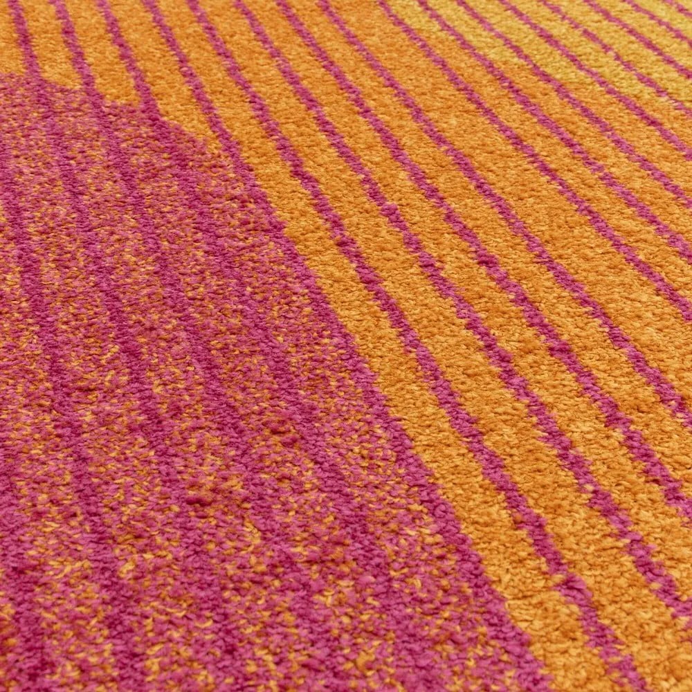 Жълто-оранжев килим 80x150 cm Muse Orange Retro – Asiatic Carpets