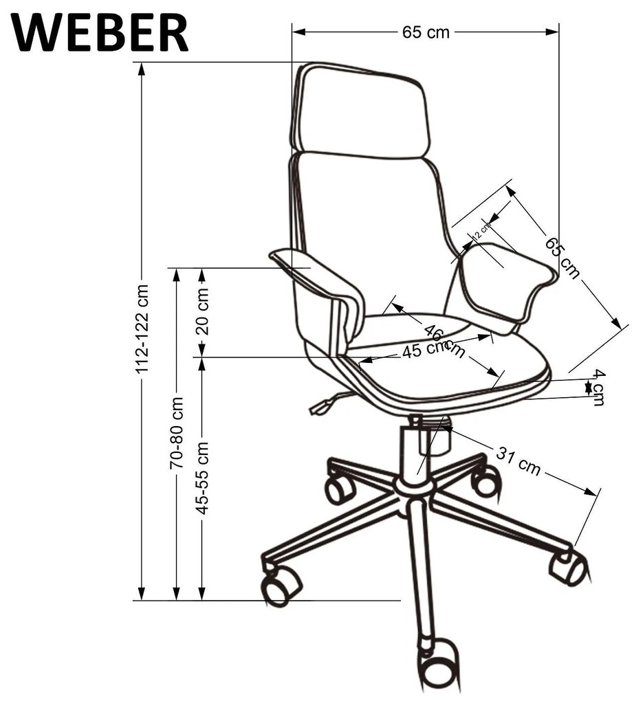 Офис стол WEBER