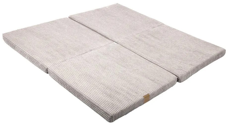 Детско килимче за игра в цвят слонова кост 120x120 cm – Meowbaby