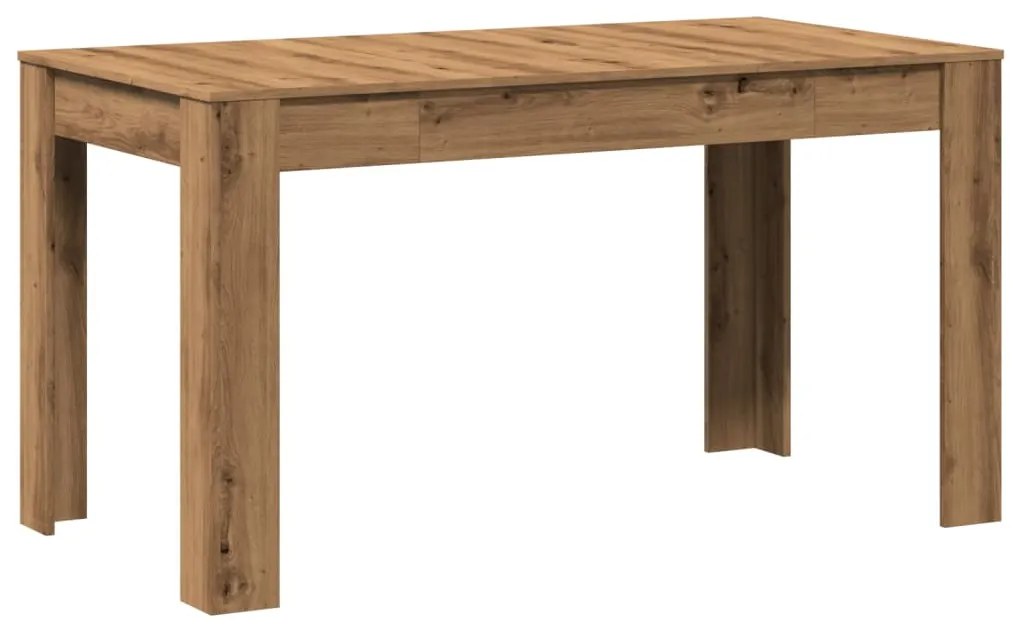 856573 vidaXL Трапезна маса Artisan Oak 140x74,5x76 cm Инженерна дървесина