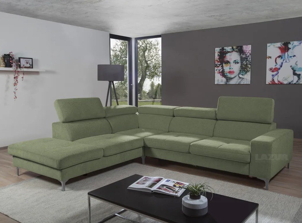 Ъглов диван Леа с функция сън