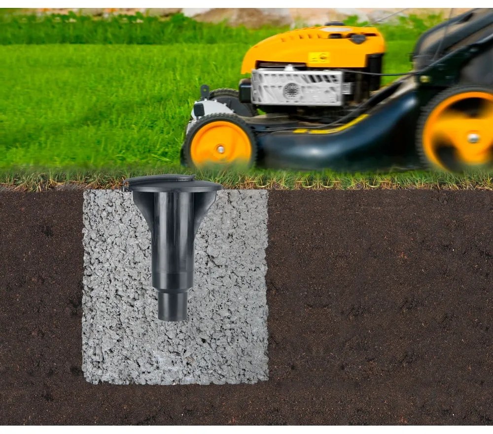 Градинска сушилня за дрехи в сребрист цвят 50 m Lift-o-Matic Advance – Brabantia