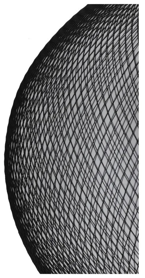 Матово-черно висящо осветително тяло с метален абажур ø 50 cm Reilley – Light & Living