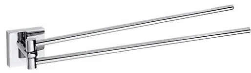 Държач за кърпи 5,5x5,5 см сребрист