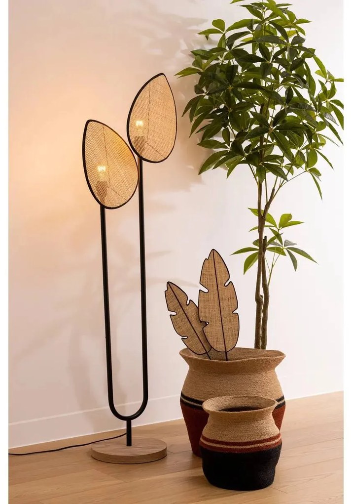 Лампион atmosphera Olme Design, Метал и Дърво, Естествен, 143 cm