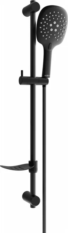 Mexen DF22 подвижен комплект за душ, черен - 785224582-70