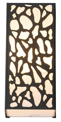 Модерна външна стенна лампа черна IP44 - Nicole