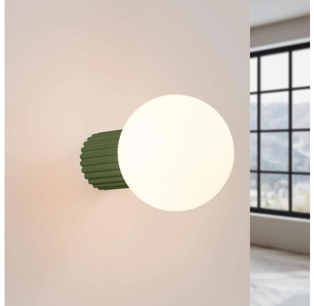 Sollux SL.1722 - Аплик за баня HALO 1xG9/8W/230V IP44 зелен