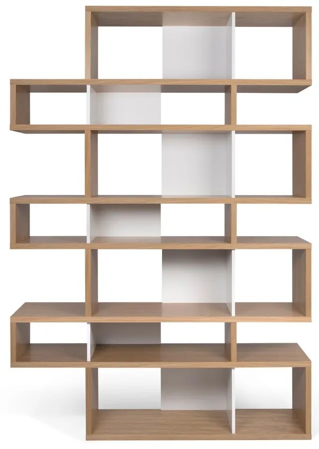 Светлокафяв шкаф за книги Лондон, 220 x 34 cm - TemaHome