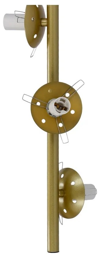 Висяща лампа в златист цвят със стъклен абажур 32,5х32,5 см Duo - Candellux Lighting