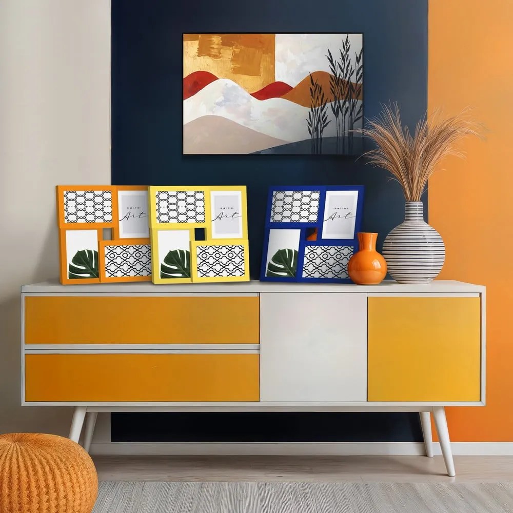 Тъмносиня рамка висяща 27x27 cm – knor