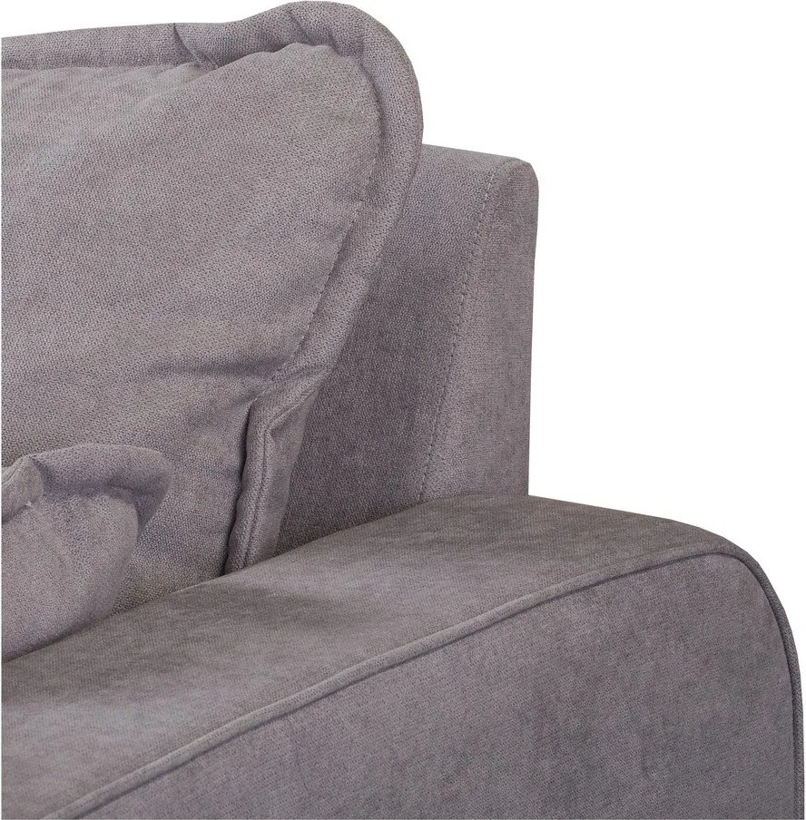 Сив ъглов диван (ляв ъгъл) Beata - Ropez