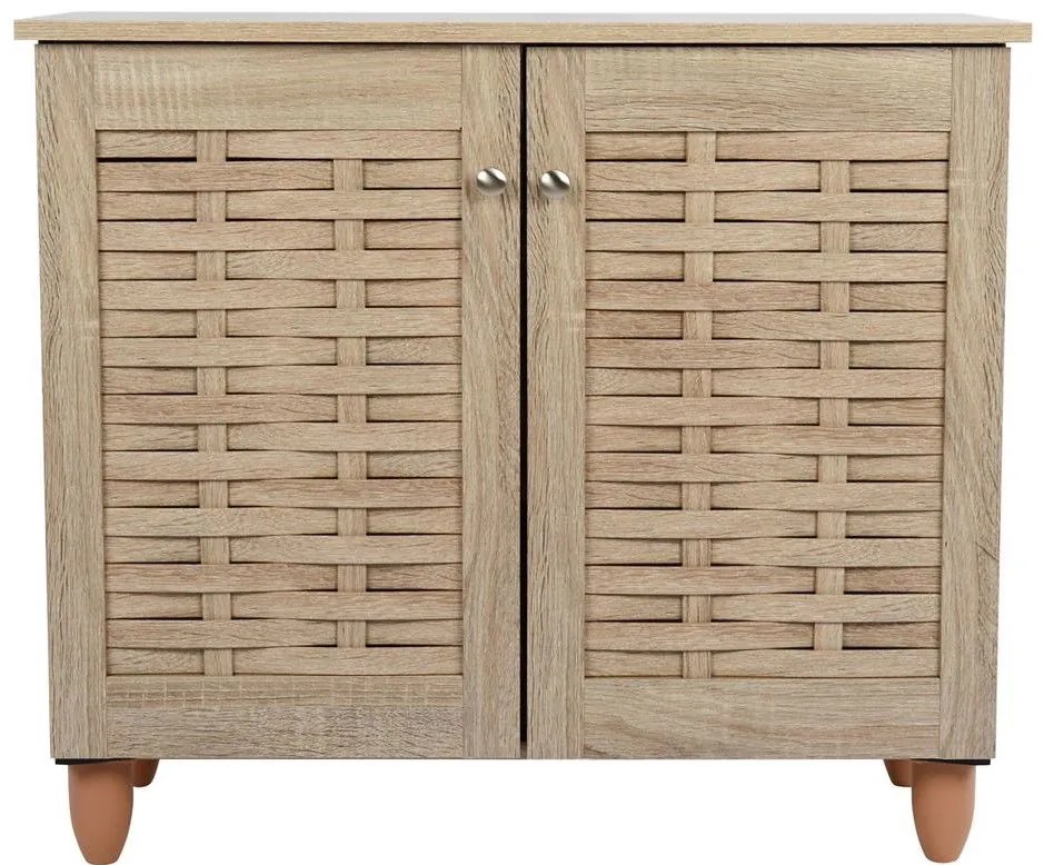 Шкаф за обувки Warren 2D-Естествен дървесен