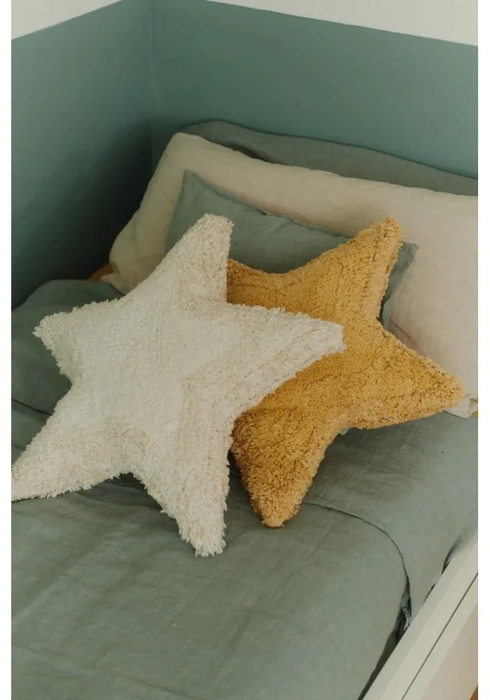 Памучна детска възглавница 54x54 cm Stella Honey – Lorena Canals