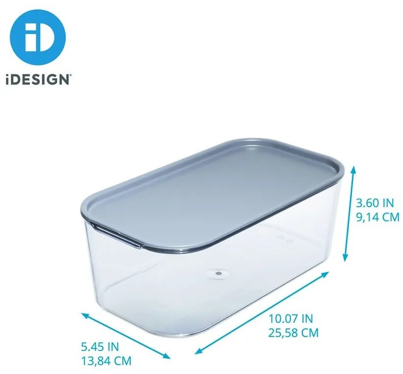 Кутия за съхранение на закрито с капак от рециклирана пластмаса iD Wallspace - iDesign