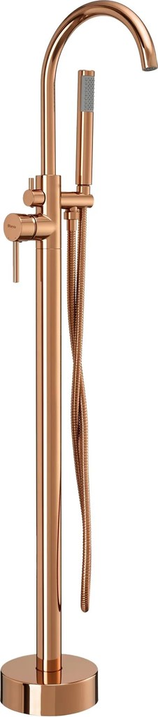 Cмесител-свободно стоящ  Rea Lungo Copper