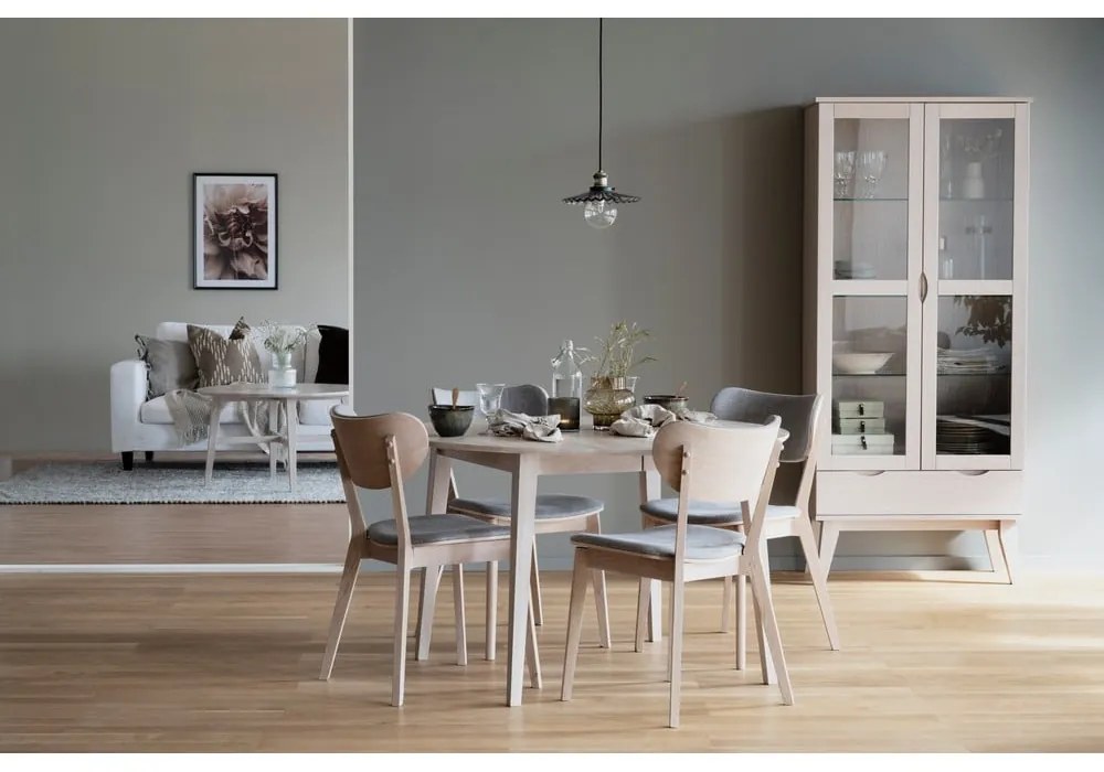 Сиви трапезни столове в комплект от 2 броя Kato - Rowico