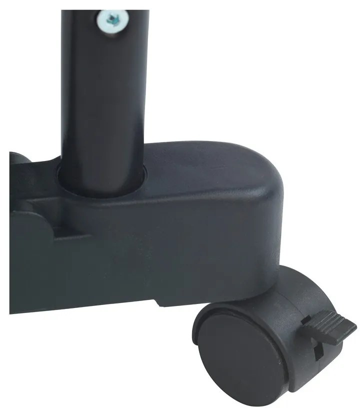 Метална телескопична подвижна закачалка за дрехи All In Black - Wenko