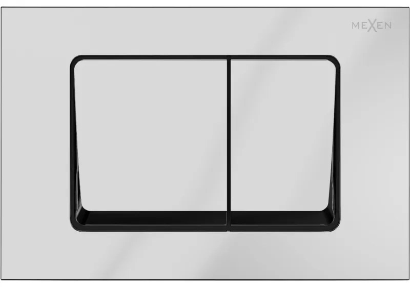 Mexen Fenix 10 XS бутон за промиване, лъскав хром - 601001