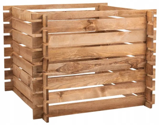 Градински дървен компостер 640L