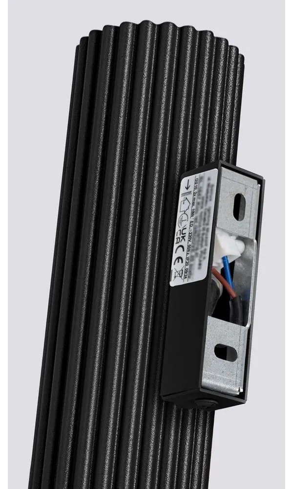 Черна стенна лампа Gleam – Sollux