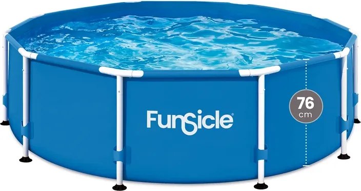 Сглобяем басейн с метална рамка FunSicle Ø366 x h76 см FiltraBoost™