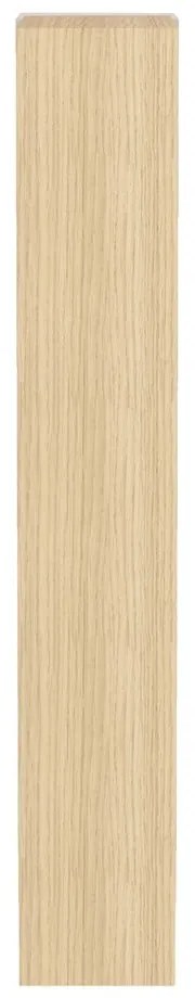 Бяла етажерка за книги в дъб 90x188 cm Ella - TemaHome