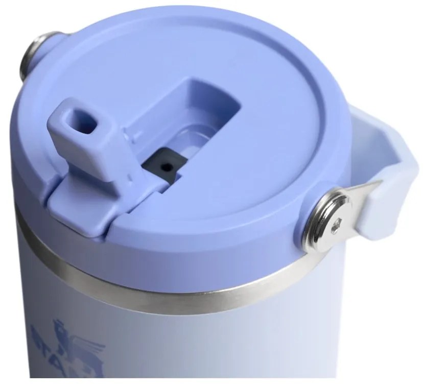 Лилав термос от неръждаема стомана 890 ml IceFlow™ Flip Straw 2.0 Tumbler Dew Drop – Stanley