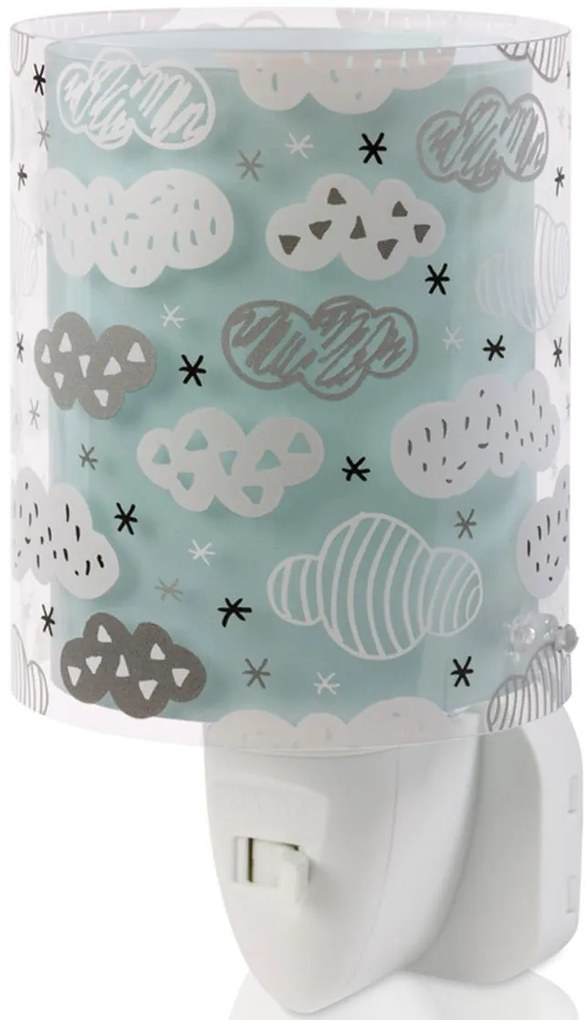 Светлинен контакт Ango Clouds LED-зелен